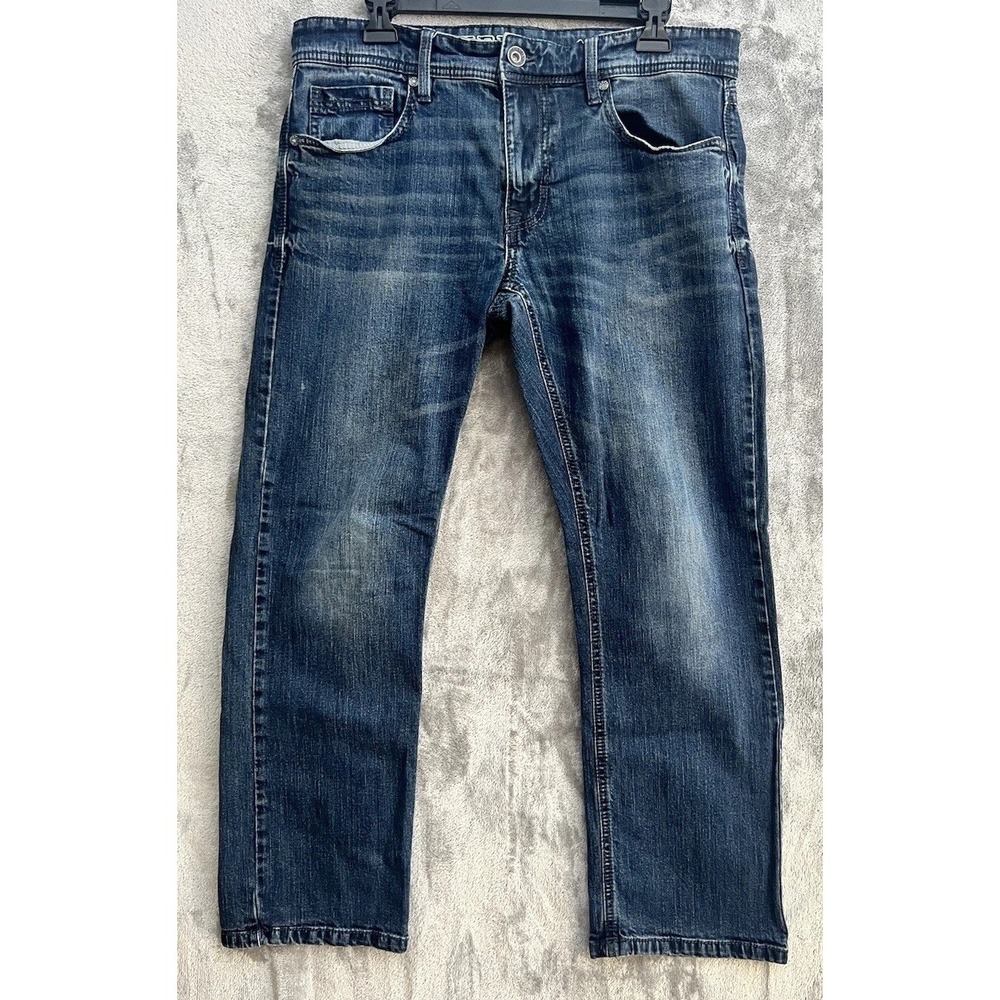 Axel Jeans Men's Size 32x30‎ 99% Cotton 7 Real Pockets Whiskers Distressed
